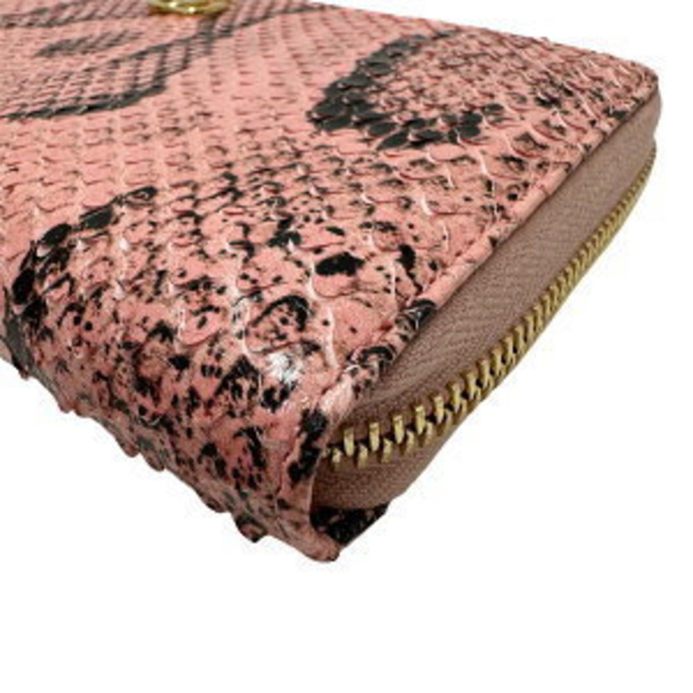 Gucci Long Patent Marmont Python Snakeskin Black … - image 5